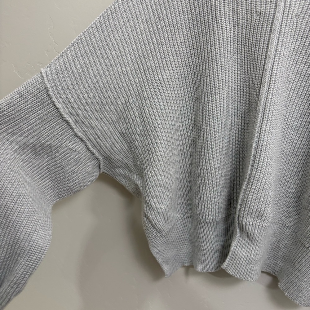 Aerie Beyond Cropped Sweater oversized cotton grey
Size S - Picture 8 of 8